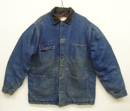 画像: 70'S SEARS 裏地ブランケット デニム カバーオール インディゴ USA製 (VINTAGE) 「Jacket」入荷しました。