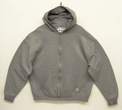 画像: 00'S RUSSELL ATHLETIC フルジップ スウェットパーカー グレー メキシコ製 (VINTAGE) 「Parka」入荷しました。