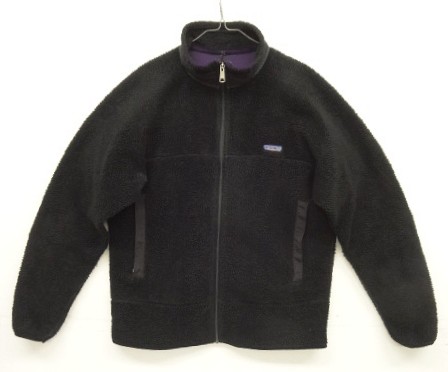 画像: 90'S PATAGONIA 初期レトロX 裏地P.E.F フリースジャケット ブラック/パープル USA製 (VINTAGE) 「Jacket」入荷しました。