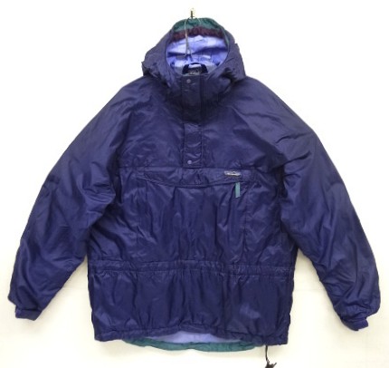 画像: 90'S PATAGONIA 旧タグ リップストップナイロン アノラックパーカー ネイビー/グリーン (VINTAGE) 「Jacket」入荷しました。