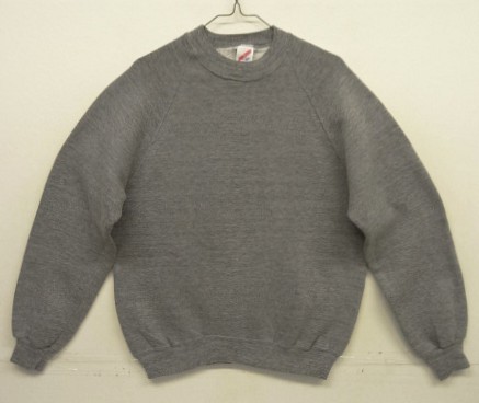 画像: 80'S JERZEES ラグランスリーブ クルーネック スウェットシャツ グレーヘザー USA製 (VINTAGE) 「Sweat Shirt」入荷しました。