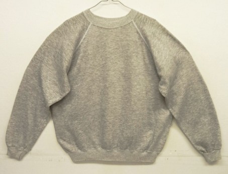 画像: 80'S HANES ラグランスリーブ クルーネック スウェットシャツ ライトグレーヘザー USA製 (VINTAGE) 「Sweat Shirt」入荷しました。
