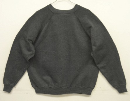 画像: 90'S TULTEX ラグランスリーブ クルーネック スウェットシャツ チャコール USA製 (VINTAGE) 「Sweat Shirt」入荷しました。