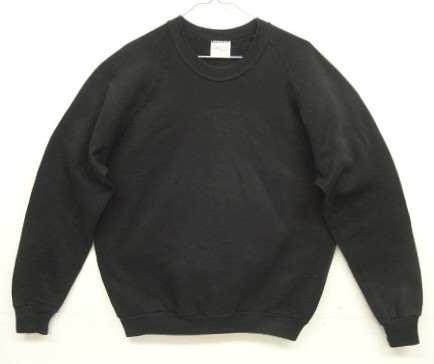 画像: 90'S SUNBELT SPORTSWEAR ラグランスリーブ クルーネック スウェットシャツ ブラック USA製 (VINTAGE) 「Sweat Shirt」入荷しました。