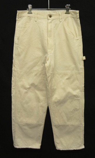 画像: 90'S STANLEY USA コットンドリル ダブルニー ペインターパンツ ナチュラル USA製 (VINTAGE) 「Bottoms」入荷しました。