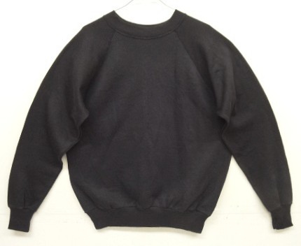 画像: 80'S WEST ラグランスリーブ クルーネック スウェットシャツ ブラック USA製 (VINTAGE) 「Sweat Shirt」入荷しました。