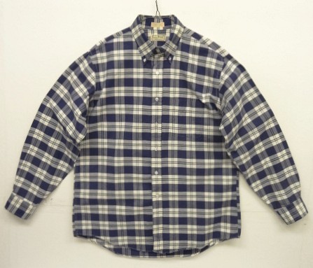 画像: 80'S LL Bean オックスフォード 長袖 BDシャツ チェック柄 USA製 (VINTAGE) 「L/S Shirt」入荷しました。