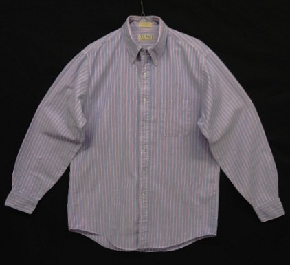 画像: 80'S LL Bean オックスフォード 長袖 BDシャツ ストライプ USA製 (VINTAGE) 「L/S Shirt」入荷しました。