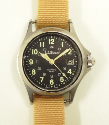 画像: LL Bean カレンダー付き フィールドウォッチ 時計 日本製 (VINTAGE) 「Accessorie」入荷しました。