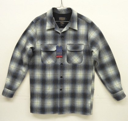 画像: 00'S PENDLETON "BOARD SHIRT" ウール オープンカラーシャツ オンブレチェック (DEADSTOCK) 「L/S Shirt」入荷しました。