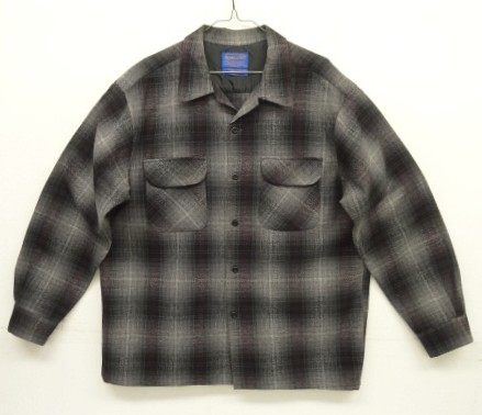 画像: 90'S PENDLETON "BOARD SHIRT" ウール オープンカラーシャツ オンブレチェック (VINTAGE) 「L/S Shirt」入荷しました。