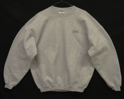 画像: 90'S IBM クルーネック ヘビーウエイト スウェットシャツ ヘザーグレー (VINTAGE) 「Sweat Shirt」入荷しました。