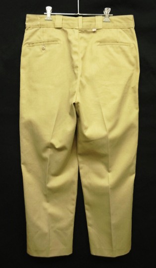 画像: 80'S DICKIES 874 チビタグ ワークパンツ ベージュ W36L31 USA製 (VINTAGE) 「Bottoms」入荷しました。