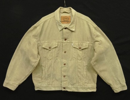 画像: 90'S EURO LEVIS "70503" 4thモデル コーデュロイジャケット ベージュ イタリア製 (VINTAGE) 「Jacket」入荷しました。