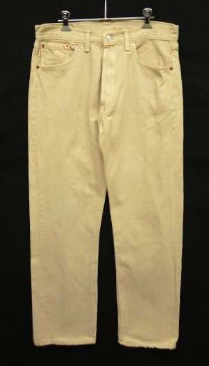 画像: 90'S LEVIS 501 デニム ベージュ UK製 W34L30 (VINTAGE) 「Bottoms」入荷しました。