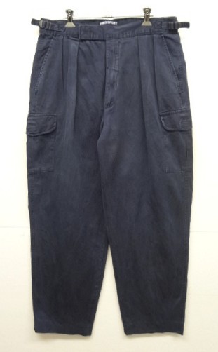 画像: 90'S RALPH LAUREN "POLO SPORT" ツープリーツ チノ カーゴパンツ ネイビー USA製 (VINTAGE) 「Bottoms」入荷しました。