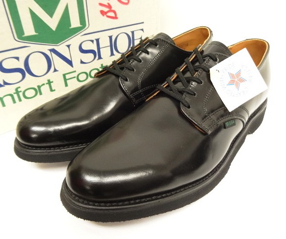 画像: 80'S MASON SHOE レザー ポストマンシューズ ブラック USA製 (DEADSTOCK) 「Shoes」入荷しました。