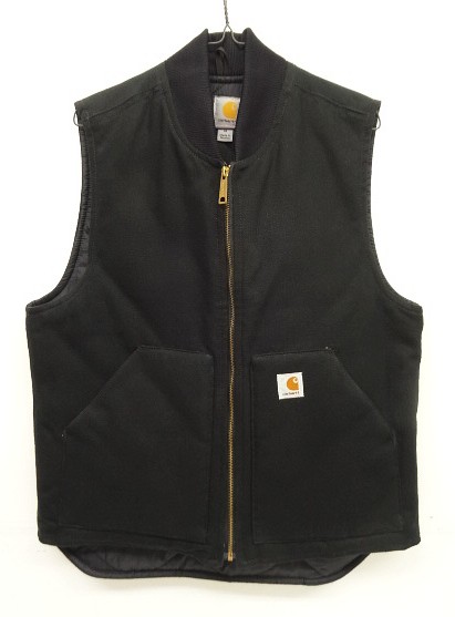 画像: CARHARTT 裏地キルティング ダックベスト ブラック (MINT CONDITION) 「No Sleeve」入荷しました。