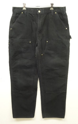 画像: CARHARTT ダブルニー ダック ペインターパンツ ブラック W38L32 USA製 (VINTAGE) 「Bottoms」入荷しました。