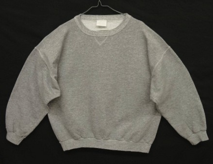 画像: 80'S McGREGOR 前Vガゼット付き クルーネック スウェットシャツ ヘザーグレー (VINTAGE) 「Sweat Shirt」入荷しました。