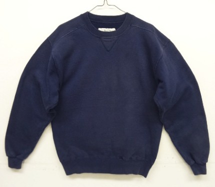 画像: 80'S LL Bean by RUSSELL ATHLETIC 前Vガゼット スウェットシャツ ネイビー USA製 (VINTAGE) 「Sweat Shirt」入荷しました。