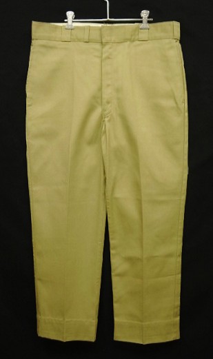 画像: 70'S LL Bean "DICKIES製" 筆記体タグ ワークパンツ ベージュ TALONアルミジップ USA製 (VINTAGE) 「Bottoms」入荷しました。