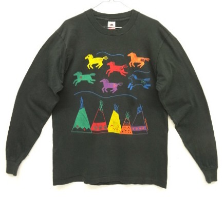 画像: 90'S TAOS ARTWEAR シングルステッチ 長袖 Tシャツ ブラック USA製 (VINTAGE) 「T-Shirt」入荷しました。