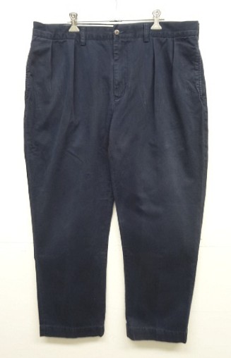 画像: 90'S RALPH LAUREN "ETHAN PANT" ツープリーツ チノパンツ ネイビー (VINTAGE) 「Bottoms」入荷しました。