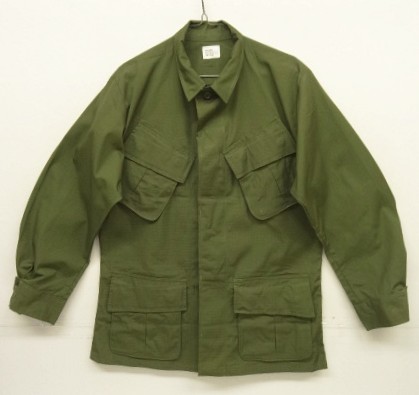 画像: 70'S アメリカ軍 US ARMY "JUNGLE FATIGUE" リップストップ ファティーグジャケット S-SHORT (DEADSTOCK) 「Jacket」入荷しました。