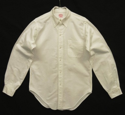 画像: 60'S BROOKS BROTHERS "MAKERS" 6ボタン オックスフォード BDシャツ ホワイト USA製 (VINTAGE) 「L/S Shirt」入荷しました。