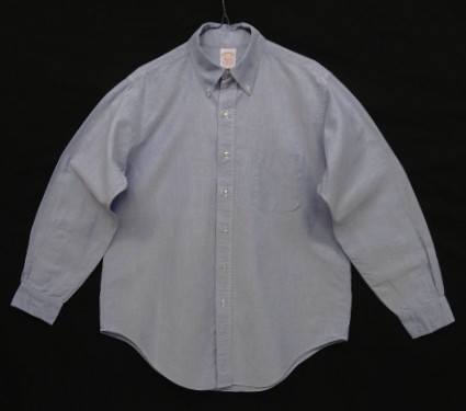 画像: 80'S BROOKS BROTHERS "MAKERS" オックスフォード BDシャツ ブルー USA製 (VINTAGE) 「L/S Shirt」入荷しました。