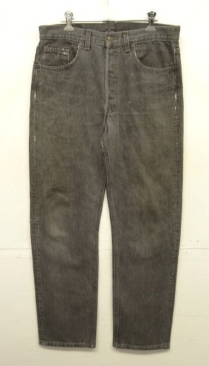 画像: 90'S LEVIS 501 デニム 先染めブラック W32L30 USA製 (VINTAGE) 「Bottoms」入荷しました。