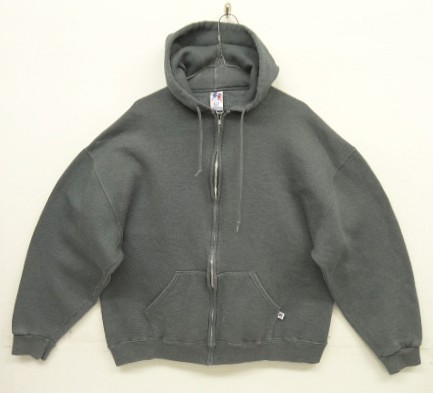 画像: 00'S RUSSELL ATHLETIC "DRI-POWER" フルジップ スウェットパーカー チャコール (VINTAGE) 「Parka」入荷しました。