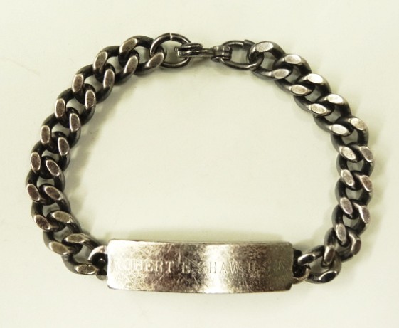 画像: アメリカ軍 US NAVY "U.S.N.刻印入り" IDプレート チェーンブレスレット シルバー (VINTAGE) 「Accessorie」入荷しました。