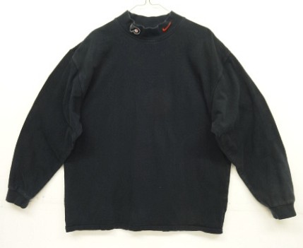 画像: 90'S NIKE TEAMタグ NHL FLYERS モックネック 襟ロゴ 長袖 Tシャツ ブラック (VINTAGE) 「T-Shirt」入荷しました。