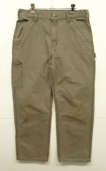 画像: CARHARTT コットンキャンバス ペインターパンツ カーキ W34L30 (VINTAGE) 「Bottoms」入荷しました。