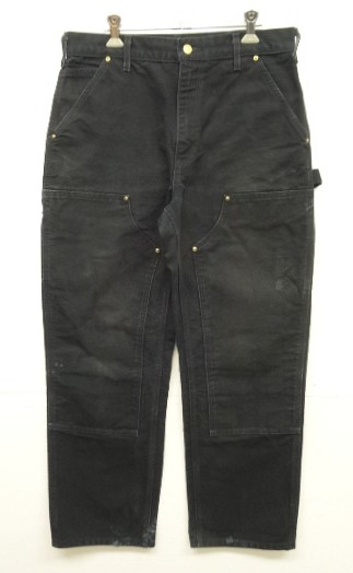 画像: CARHARTT ダブルニー ダック ペインターパンツ ブラック W32L30 USA製 (VINTAGE) 「Bottoms」入荷しました。