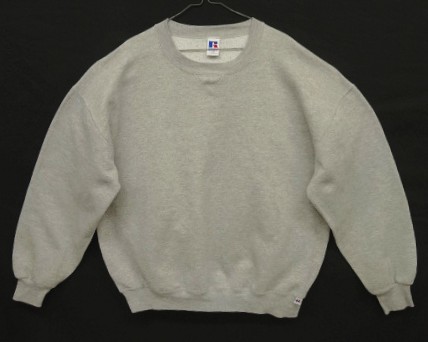 画像: 90'S RUSSELL ATHLETIC 前Vガゼット付き クルーネック スウェットシャツ ヘザーグレー USA製 (VINTAGE) 「Sweat Shit」入荷しました。