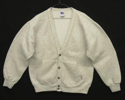 画像: 90'S RUSSELL ATHLETIC スウェット カーディガン ヘザーグレー USA製 (VINTAGE) 「Sweat Shit」入荷しました。
