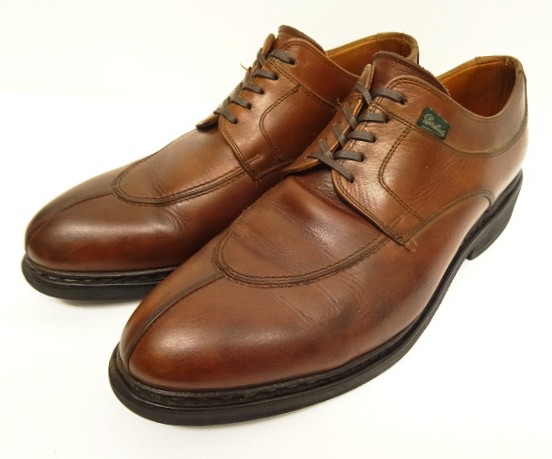 画像: PARABOOT "AVIGNON" レザー Uチップシューズ ブラウン フランス製 (USED) 「Shoes」入荷しました。