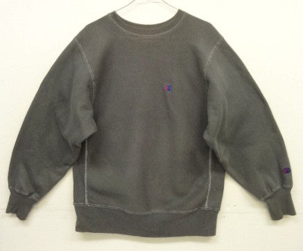 画像: 90'S CHAMPION 刺繍タグ リバースウィーブ チャコール メキシコ製 (VINTAGE) 「Sweat Shirt」入荷しました。