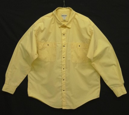 画像: 80'S PATAGONIA 旧タグ ドットスナップボタン 長袖シャツ ライトイエロー マカオ製 (VINTAGE) 「L/S Shirt」入荷しました。
