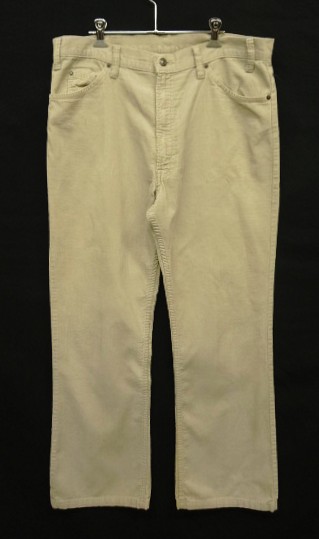 画像: 80'S LEVIS 517 白タブ コーデュロイ オフホワイト 42TALONジップ USA製 (VINTAGE) 「Bottoms」入荷しました。