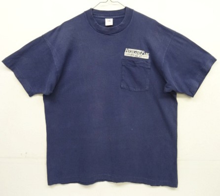 画像: 90'S MULLER'S コットン シングルステッチ ポケット付き 半袖 Tシャツ フェードネイビー USA製 (VINTAGE) 「T-Shirt」入荷しました。