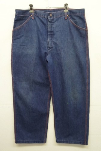 画像: 70'S BIG MAC トップスナップボタン デニム ペインターパンツ IDEALジップ インディゴ USA製 (VINTAGE) 「Bottoms」入荷しました。
