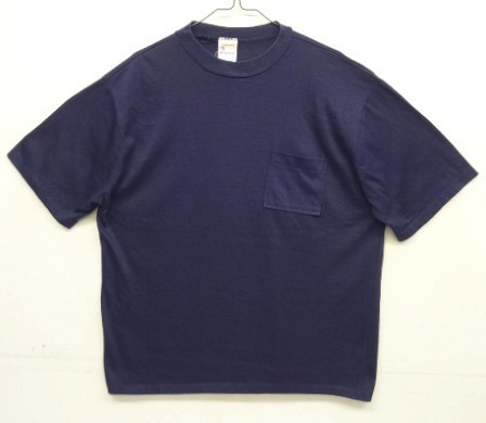 画像: 70'S MOJAVE OF CALIFORNIA シングルステッチ ポケット付き 半袖 Tシャツ ネイビー USA製 (VINTAGE) 「T-Shirt」入荷しました。