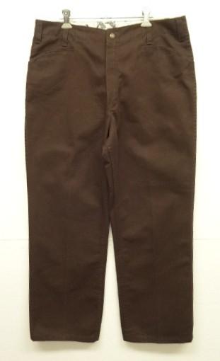 画像: 90'S BEN DAVIS "FRISCO PANTS" トップスナップボタン フリスコパンツ ブラウン USA製 (VINTAGE) 「Bottoms」入荷しました。