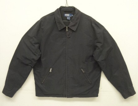 画像: 90'S RALPH LAUREN チンスト付き ドリズラージャケット ブラック (VINTAGE) 「Jacket」入荷しました。