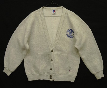 画像: 90'S RUSSELL ATHLETIC "AIR FORCE ACADEMY" スウェット カーディガン ヘザーグレー USA製 (VINTAGE) 「Sweat Shirt」入荷しました。