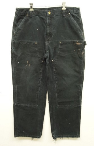 画像: CARHARTT ダブルニー ダック ペインターパンツ ブラック W38L30 メキシコ製 (VINTAGE) 「Bottoms」入荷しました。